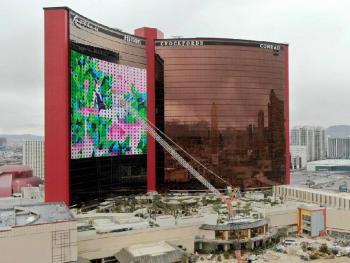 В Лас-Вегасе загорелся новый отель-казино