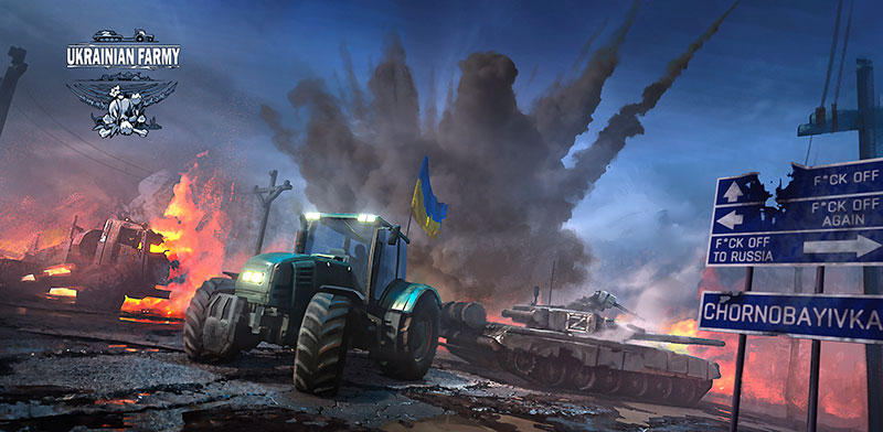 Украинские разработчики создали игру, в которой можно захватывать российскую военную технику трактором Ukrainian fArmy – захвати российский танк. GamingPost